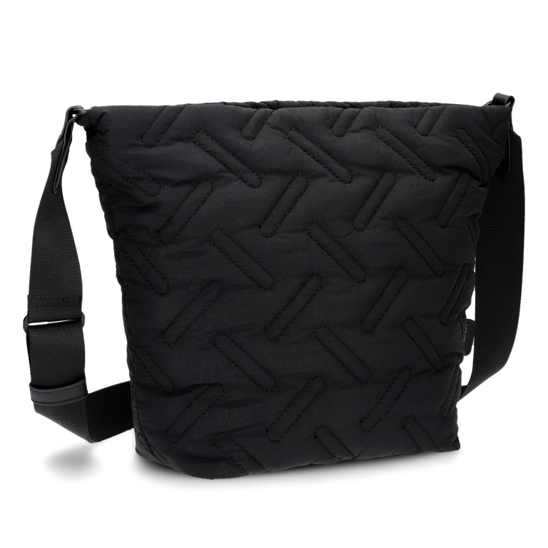 Beuteltasche Cleo CL90, Farbe: schwarz, beige, Marke: Zwei, Abmessungen in cm: 35x26x14, Bild 2 von 10