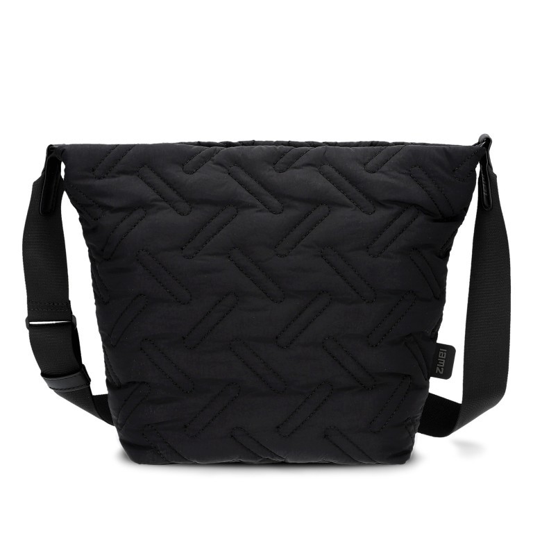 Beuteltasche Cleo CL90, Farbe: schwarz, beige, Marke: Zwei, Abmessungen in cm: 35x26x14, Bild 1 von 10