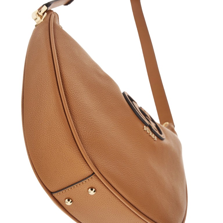 Beuteltasche Calebra, Farbe: schwarz, cognac, Marke: Guess, Abmessungen in cm: 31x24x6.5, Bild 6 von 6