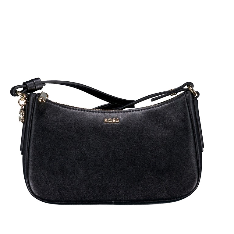 Beuteltasche Numah, Farbe: schwarz, braun, rot/weinrot, weiß, Marke: BOSS, Abmessungen in cm: 22x14.5x6, Bild 1 von 6