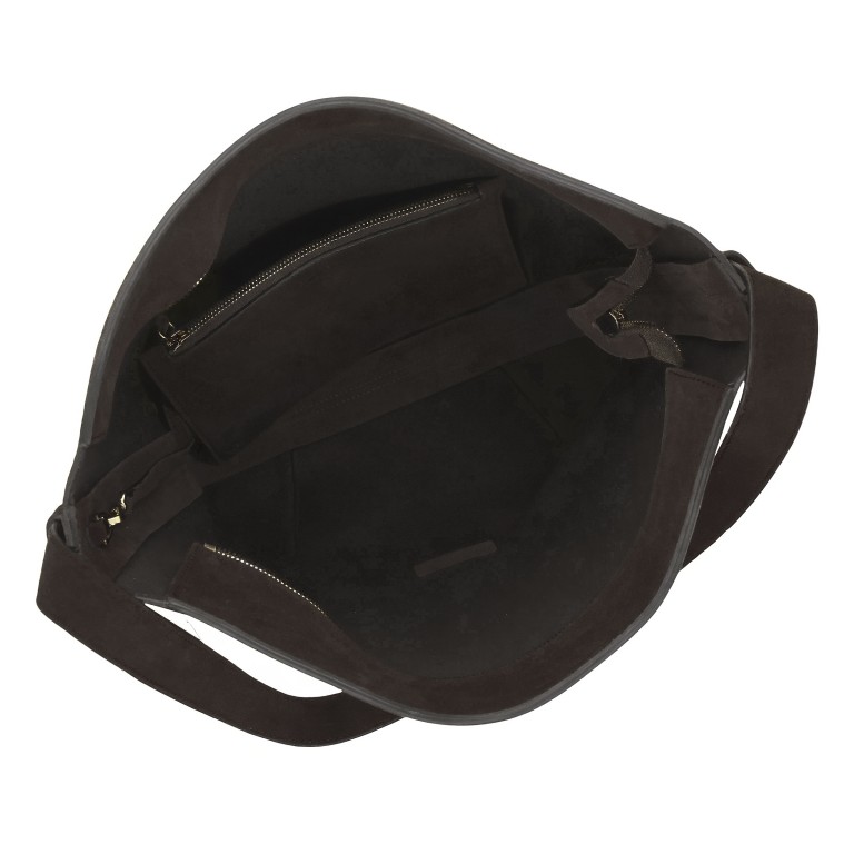 Beuteltasche Cosmo Suede, Farbe: braun, cognac, Marke: Abro, Abmessungen in cm: 20x31x17, Bild 7 von 7