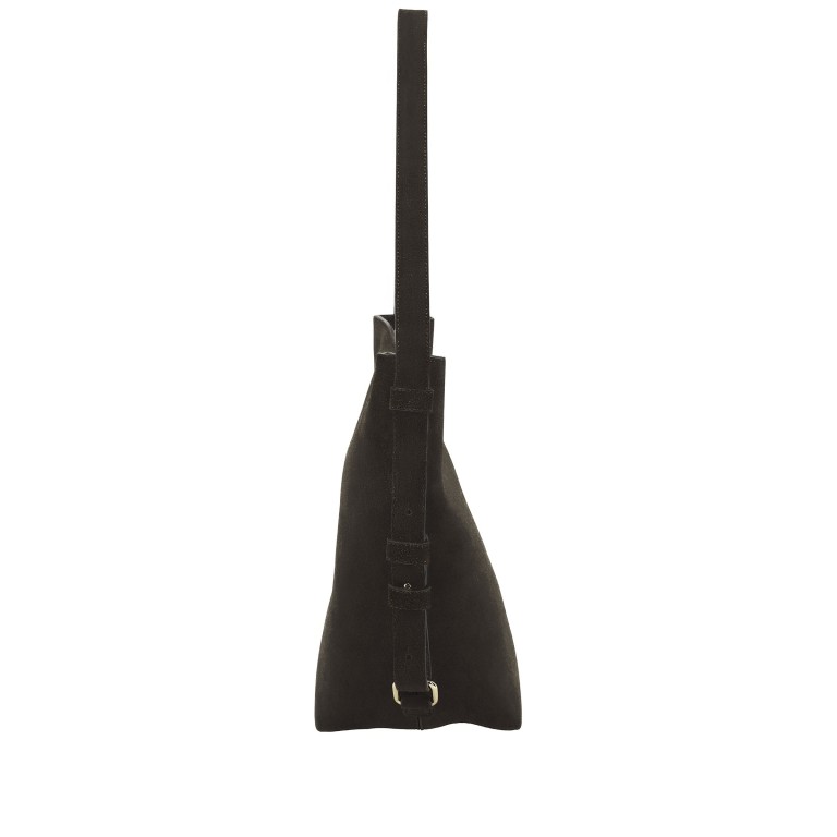 Beuteltasche Cosmo Suede, Farbe: braun, cognac, Marke: Abro, Abmessungen in cm: 20x31x17, Bild 3 von 7