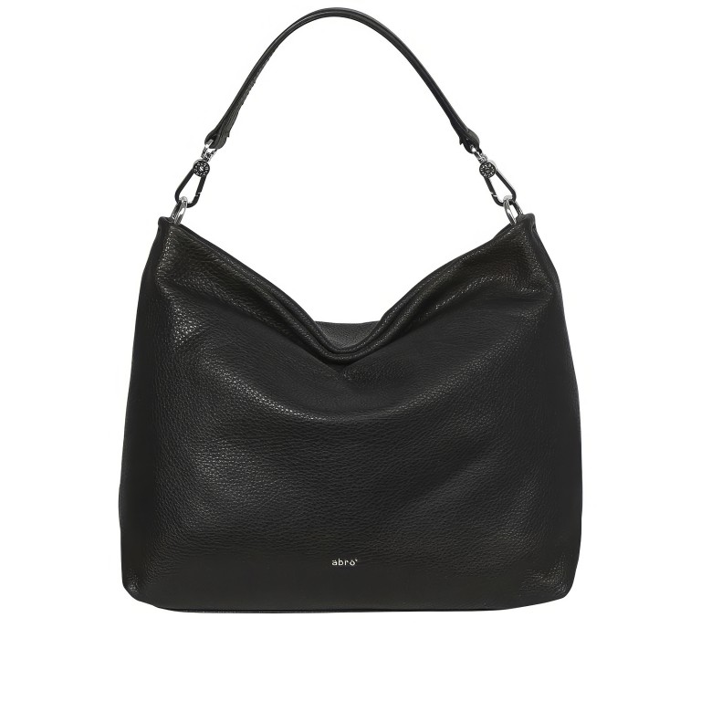 Beuteltasche Dalia Kaia, Farbe: schwarz, taupe/khaki, Marke: Abro, Abmessungen in cm: 34x32x14, Bild 1 von 8