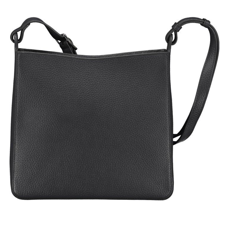 Beuteltasche Pura M, Farbe: schwarz, blau/petrol, cognac, beige, Marke: AIGNER, Abmessungen in cm: 26x27x8, Bild 4 von 6