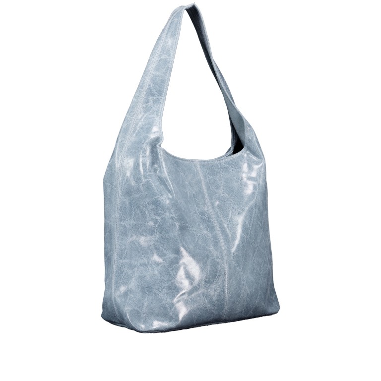 Beuteltasche Elefante, Farbe: blau/petrol, beige, Marke: Hausfelder Manufaktur, Abmessungen in cm: 33x32.5x17, Bild 2 von 5