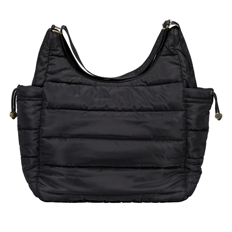 Beuteltasche Alltime Buddy, Farbe: schwarz, taupe/khaki, Marke: Hey Marly, Abmessungen in cm: 51x40x5, Bild 3 von 5
