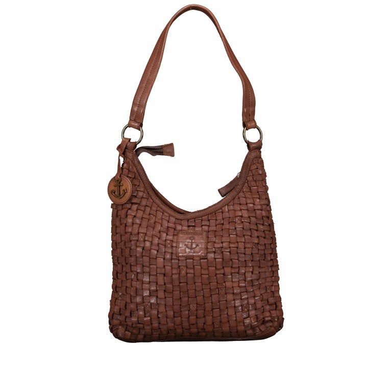 Beuteltasche Urban-Poets Tuula UP-13391, Farbe: anthrazit, braun, cognac, Marke: Harbour 2nd, Abmessungen in cm: 29x30x7.5, Bild 3 von 7