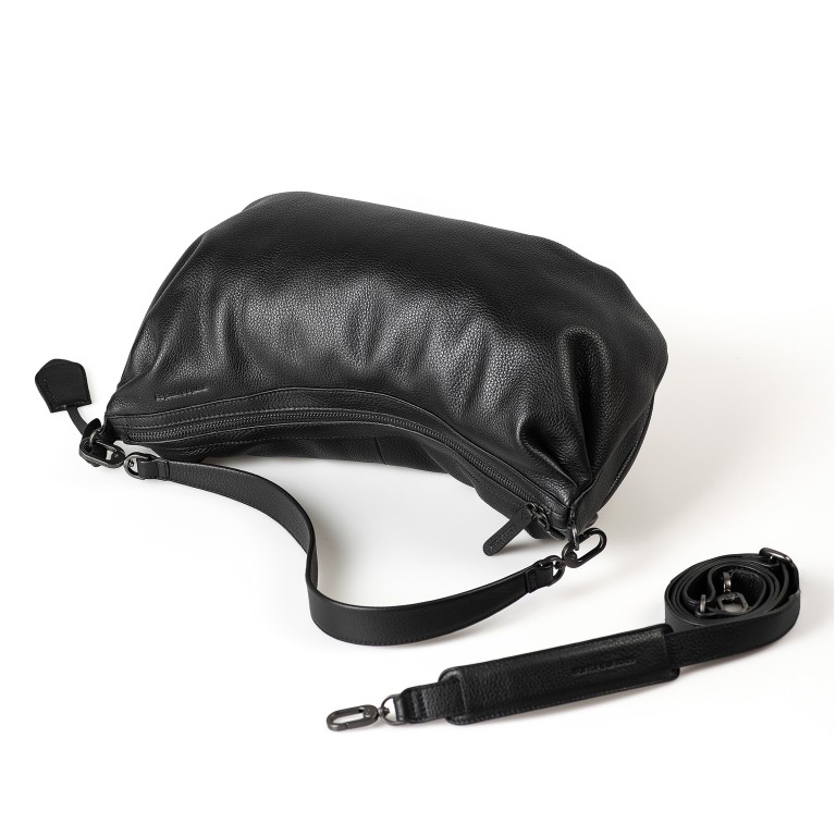 Beuteltasche Philocalists Dewdrop, Farbe: schwarz, rot/weinrot, beige, Marke: Aunts & Uncles, Abmessungen in cm: 38.5x19.5x14, Bild 6 von 6
