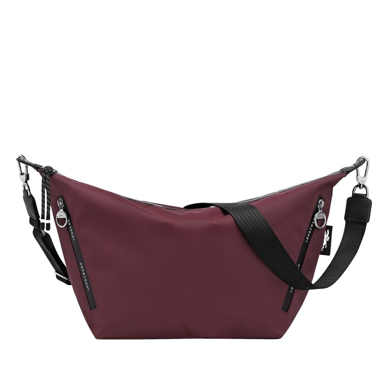Umhängetasche Le Pliage Energy 10343, Farbe: schwarz, rot/weinrot, Marke: Longchamp, Abmessungen in cm: 29x24x19, Bild 1 von 5