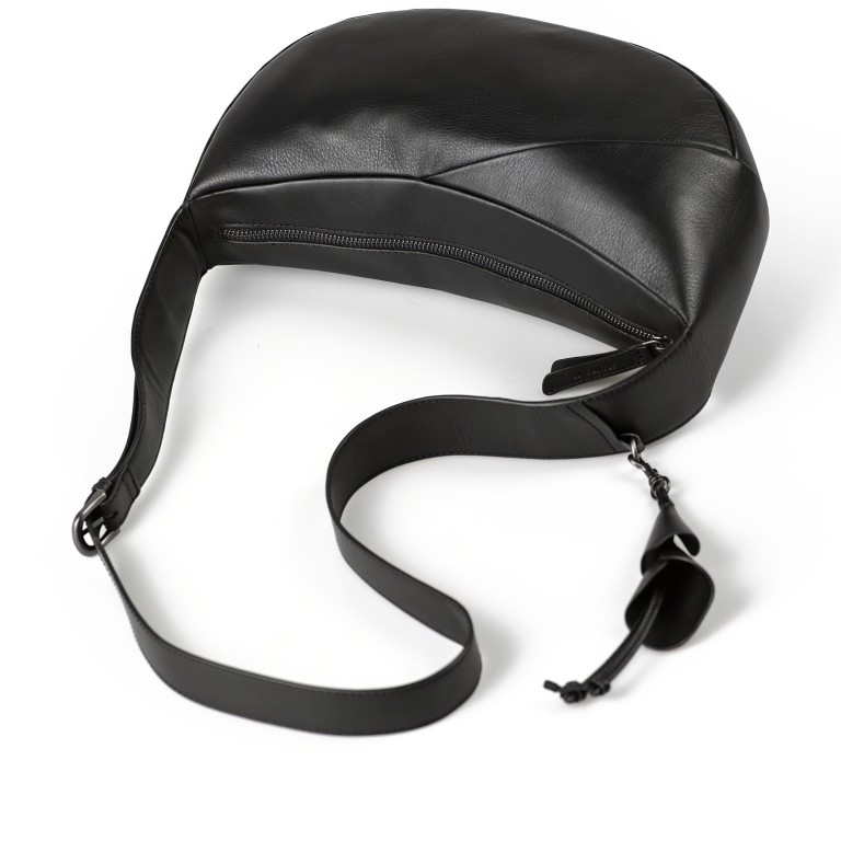 Beuteltasche Bohemian Vibes Reed, Farbe: schwarz, blau/petrol, beige, Marke: Aunts & Uncles, Abmessungen in cm: 30x17x10.5, Bild 8 von 8