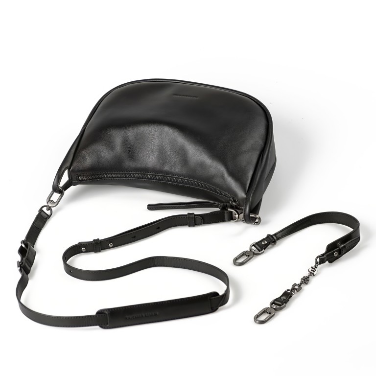 Beuteltasche Bohemian Vibes Raven, Farbe: schwarz, beige, Marke: Aunts & Uncles, Abmessungen in cm: 29x21x9.5, Bild 10 von 10