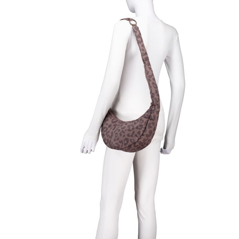 Beuteltasche Halfmoon Bag Lou Medium mit Gurtverlängerung Beige, Farbe: beige, Marke: Johnny Urban, EAN: 4070402000928, Abmessungen in cm: 35x15x10, Bild 5 von 10