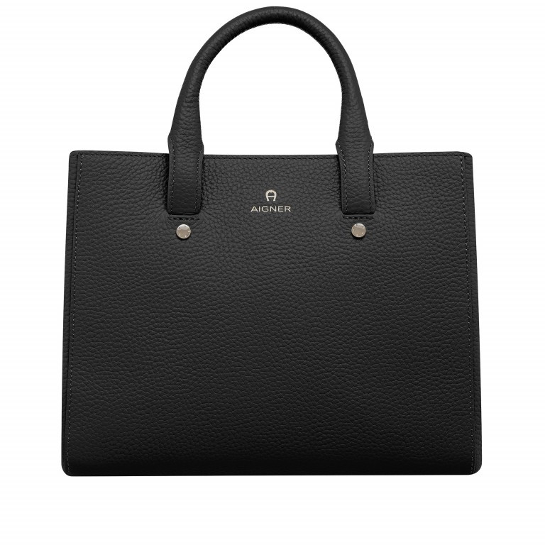 Handtasche Ivy 133-493 Black, Farbe: schwarz, Marke: AIGNER, EAN: 4055539164453, Abmessungen in cm: 26x21x12, Bild 1 von 5
