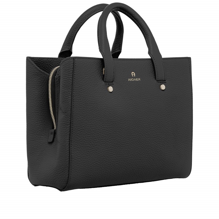 Handtasche Ivy 133-493 Black, Farbe: schwarz, Marke: AIGNER, EAN: 4055539164453, Abmessungen in cm: 26x21x12, Bild 2 von 5