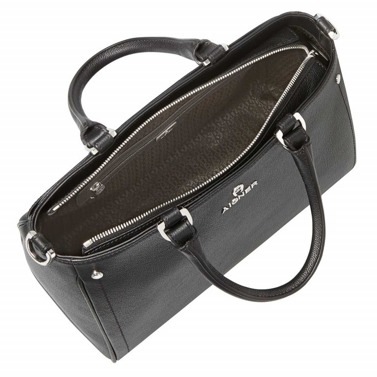 Handtasche Ava 133-512 Black, Farbe: schwarz, Marke: AIGNER, EAN: 4055539225758, Abmessungen in cm: 30.5x25x13, Bild 3 von 3
