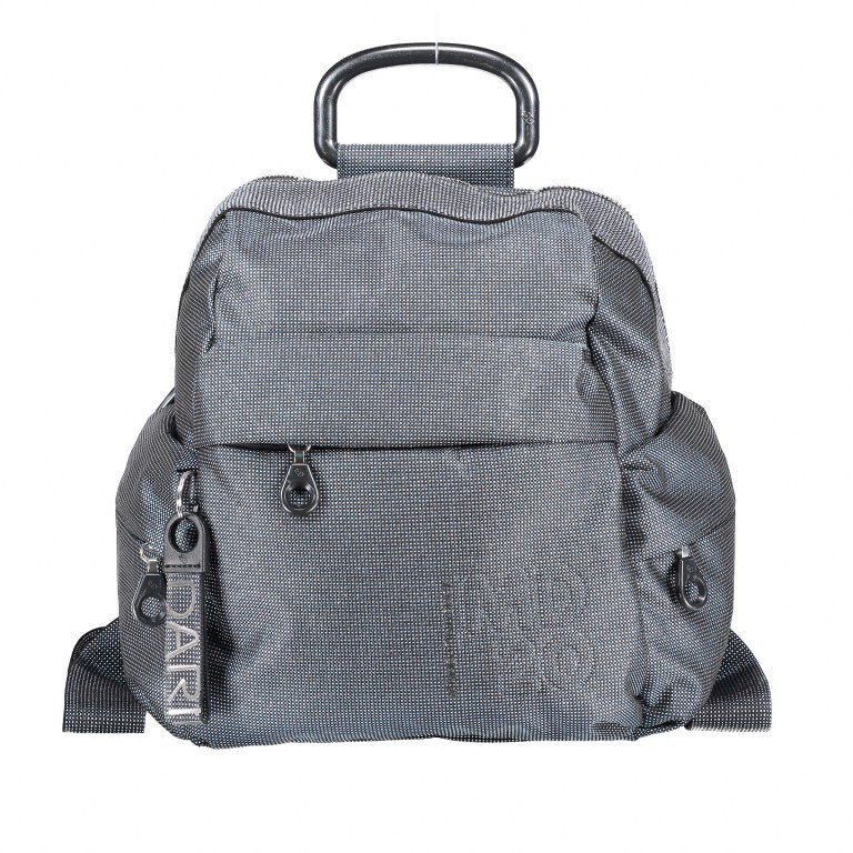 Rucksack MD20 QMTT1, Farbe: schwarz, anthrazit, grau, blau/petrol, braun, taupe/khaki, grün/oliv, rot/weinrot, rosa/pink, gelb, beige, metallic, Marke: Mandarina Duck, Abmessungen in cm: 23.5x28x12, Bild 1 von 5