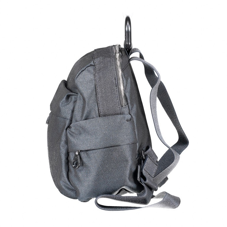 Rucksack MD20 QMTT1 Iron Gate, Farbe: grau, Marke: Mandarina Duck, EAN: 8032803762849, Abmessungen in cm: 23.5x28x12, Bild 3 von 7