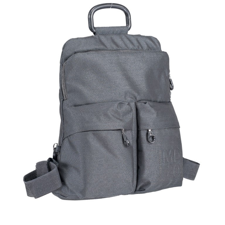 Rucksack MD20 QMTZ4 Ash, Farbe: grau, Marke: Mandarina Duck, EAN: 8032803690173, Abmessungen in cm: 28x34x11, Bild 2 von 7