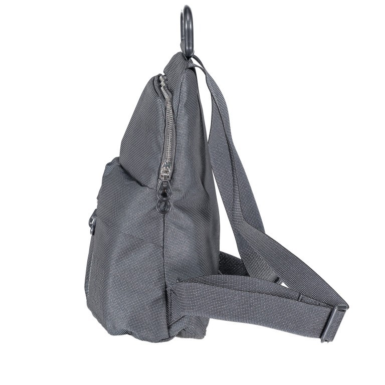 Rucksack MD20 QMTZ4 Iron Gate, Farbe: grau, Marke: Mandarina Duck, EAN: 8032803762931, Abmessungen in cm: 28x34x11, Bild 3 von 7