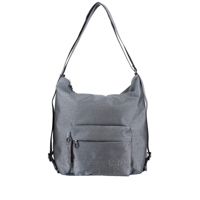 Rucksack MD20 QMT09 auch als Tasche tragbar, Farbe: schwarz, anthrazit, grau, blau/petrol, braun, taupe/khaki, grün/oliv, rot/weinrot, rosa/pink, gelb, beige, weiß, metallic, Marke: Mandarina Duck, Abmessungen in cm: 32x38x14, Bild 1 von 10