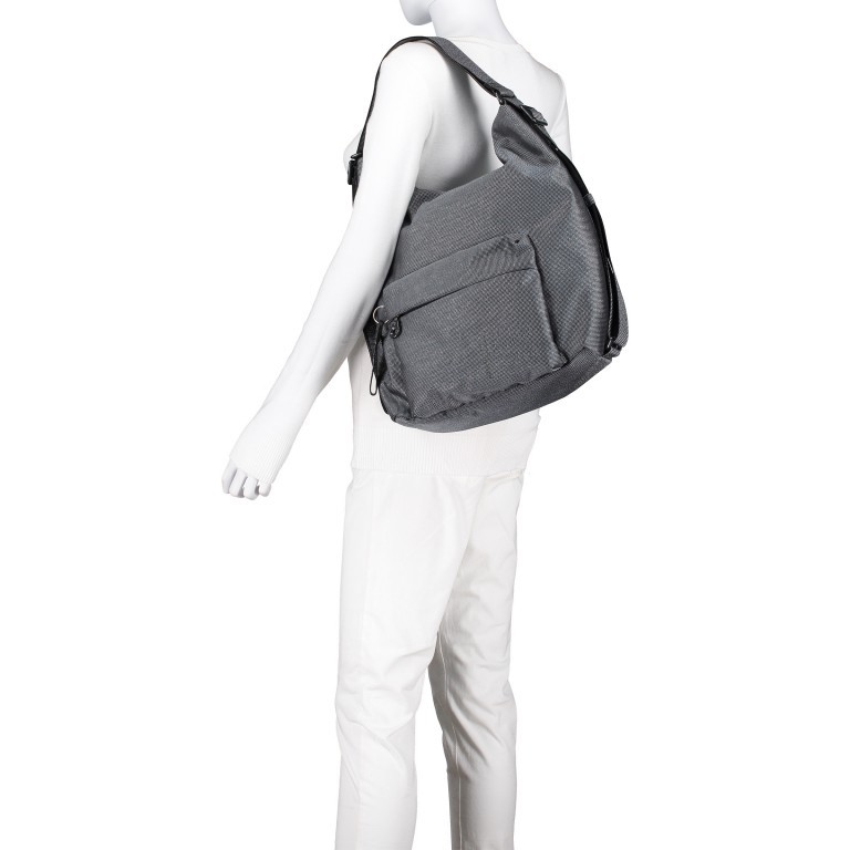 Rucksack MD20 QMT09 auch als Tasche tragbar Foliage, Farbe: grün/oliv, Marke: Mandarina Duck, EAN: 8032803794192, Abmessungen in cm: 32x38x14, Bild 7 von 10