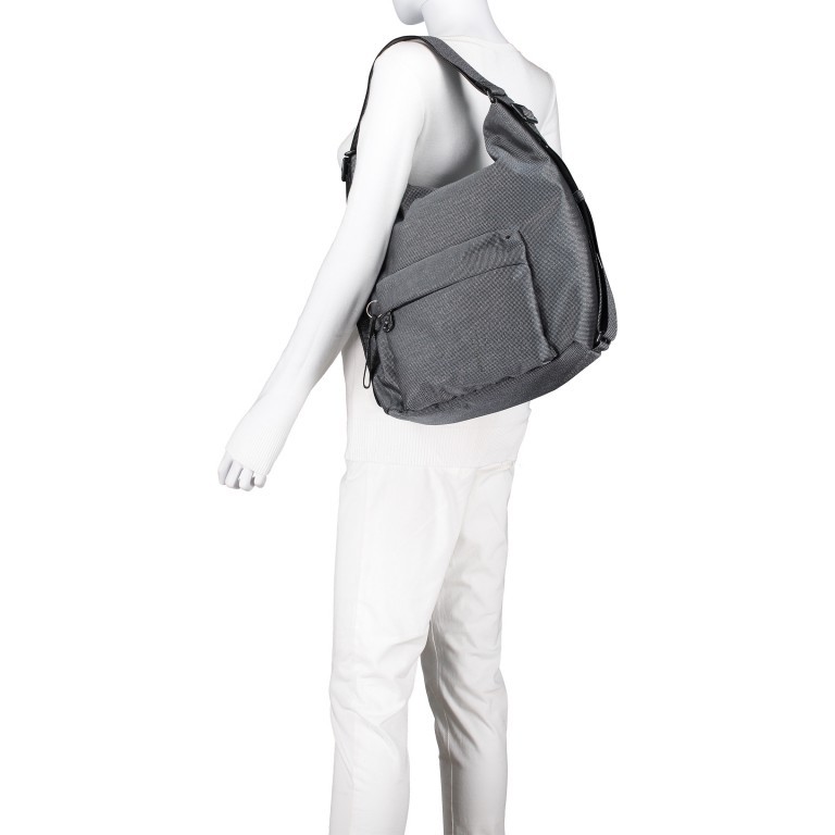 Rucksack MD20 QMT09 auch als Tasche tragbar Off White, Farbe: beige, Marke: Mandarina Duck, EAN: 8032803746559, Abmessungen in cm: 32x38x14, Bild 7 von 10