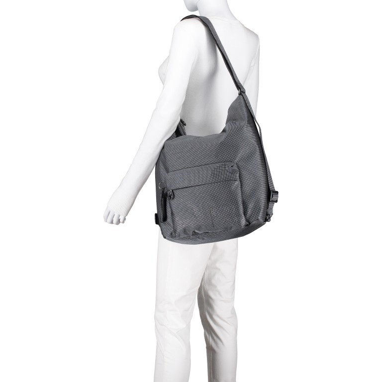 Rucksack MD20 QMT09 auch als Tasche tragbar Foliage, Farbe: grün/oliv, Marke: Mandarina Duck, EAN: 8032803794192, Abmessungen in cm: 32x38x14, Bild 8 von 10