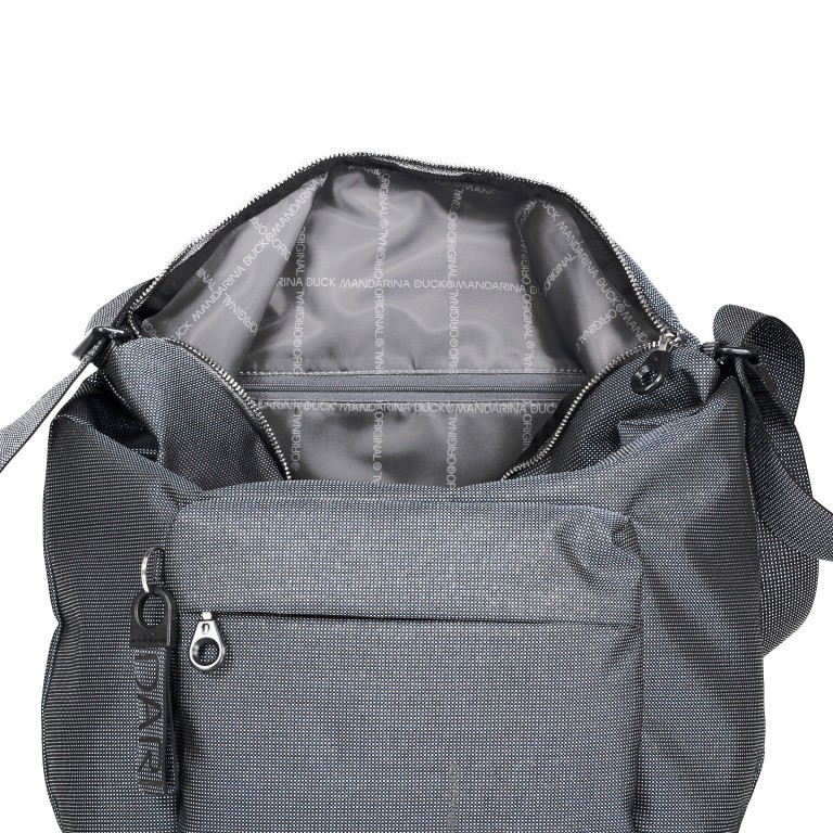 Rucksack MD20 QMT09 auch als Tasche tragbar Jeans, Farbe: blau/petrol, Marke: Mandarina Duck, EAN: 8032803767837, Abmessungen in cm: 32x38x14, Bild 10 von 11