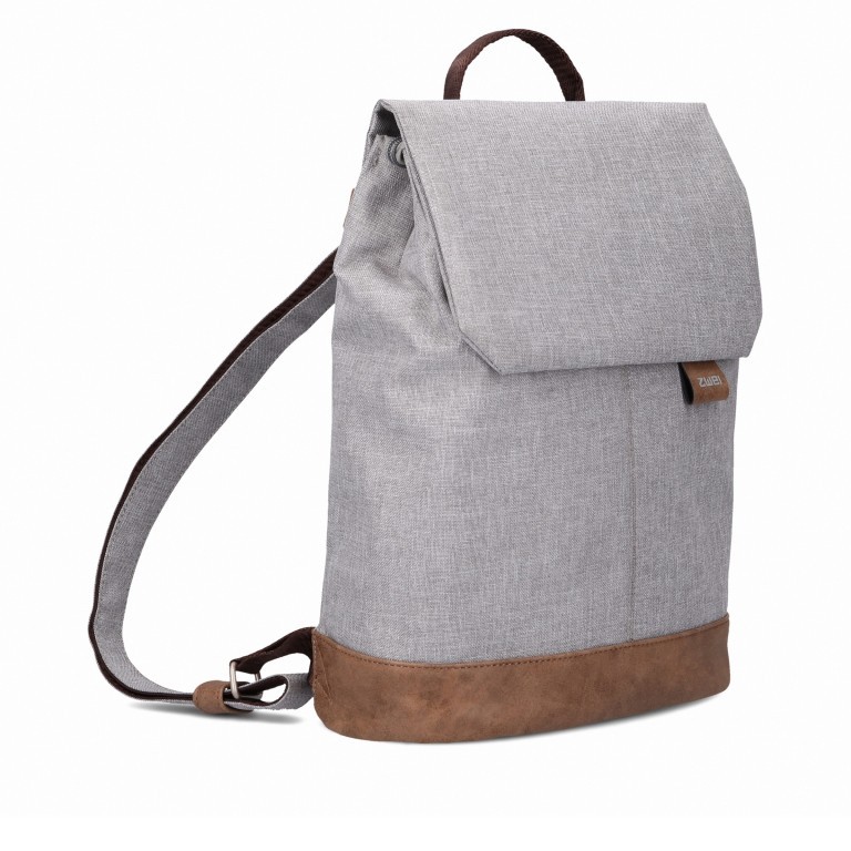 Rucksack Olli OR13, Farbe: schwarz, anthrazit, grau, blau/petrol, braun, beige, Marke: Zwei, Abmessungen in cm: 28x33x12, Bild 2 von 5