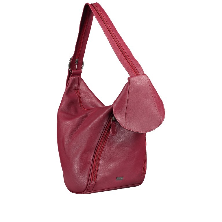 Rucksack Alba 826 Rot, Farbe: rot/weinrot, Marke: Flanigan, EAN: 4035486089955, Abmessungen in cm: 22x35x9, Bild 4 von 10