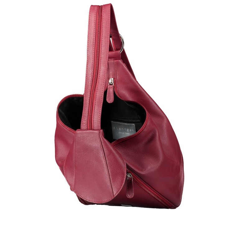 Rucksack Alba 826 Rot, Farbe: rot/weinrot, Marke: Flanigan, EAN: 4035486089955, Abmessungen in cm: 22x35x9, Bild 10 von 10