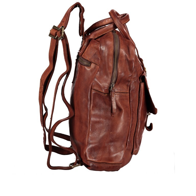 Rucksack Cool-Casual Utopia B3.9690 Charming Cognac, Farbe: cognac, Marke: Harbour 2nd, EAN: 4046478043473, Abmessungen in cm: 29x34x10, Bild 3 von 10