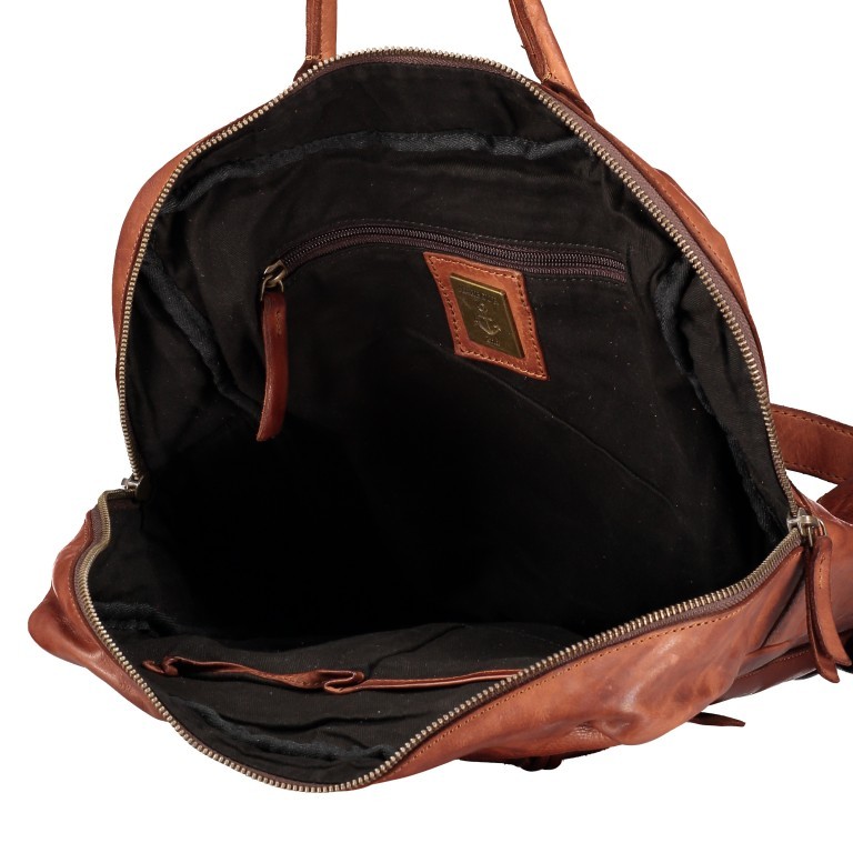 Rucksack Cool-Casual Utopia B3.9690 Charming Cognac, Farbe: cognac, Marke: Harbour 2nd, EAN: 4046478043473, Abmessungen in cm: 29x34x10, Bild 9 von 10