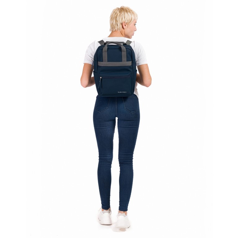 Rucksack Jessy 18005 Dark Blue, Farbe: blau/petrol, Marke: Suri Frey, EAN: 4056185125324, Abmessungen in cm: 26x35x11, Bild 4 von 5