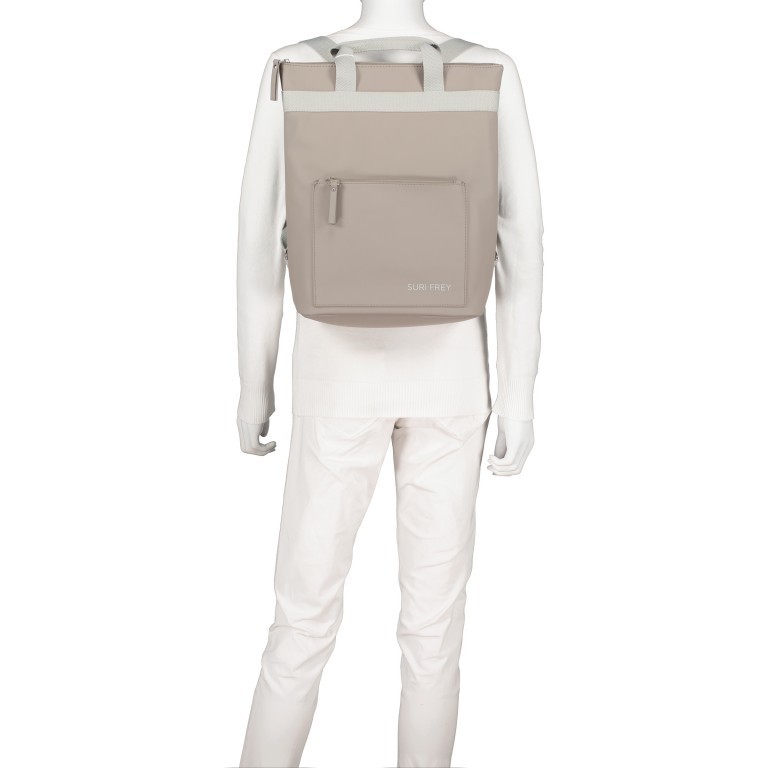 Rucksack Jessy 18003 Ecru Light Grey, Farbe: beige, Marke: Suri Frey, EAN: 4056185137136, Bild 5 von 7