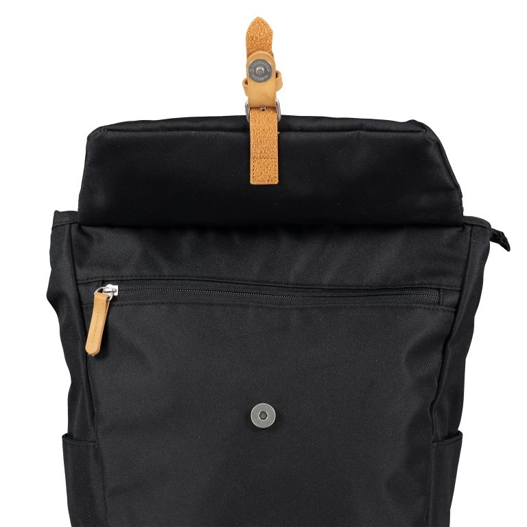 Rucksack RS50 Black, Farbe: schwarz, Marke: Franky, Abmessungen in cm: 22x34x18, Bild 8 von 8