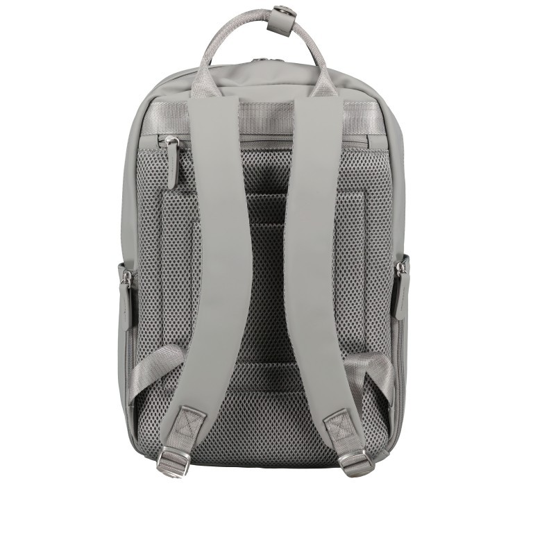 Rucksack RS62 Light Grey, Farbe: grau, Marke: Franky, EAN: 4251672764226, Abmessungen in cm: 28x40x13, Bild 3 von 7