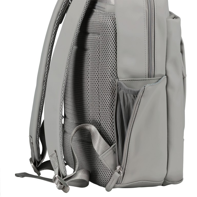 Rucksack RS62 Light Grey, Farbe: grau, Marke: Franky, EAN: 4251672764226, Abmessungen in cm: 28x40x13, Bild 7 von 7