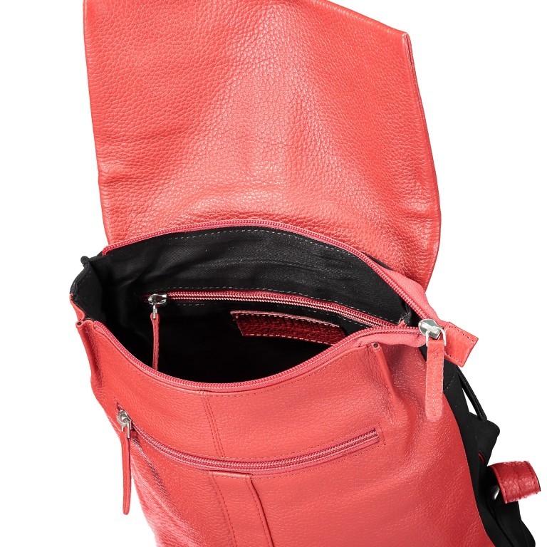 Rucksack Gelb, Farbe: gelb, Marke: Hausfelder Manufaktur, EAN: 4251672787386, Abmessungen in cm: 22x32x10, Bild 6 von 6