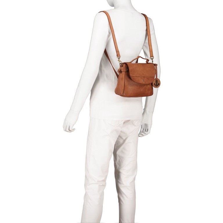 Tasche / Rucksack Anchor-Love Tatjana AL.10459 Charming Cognac, Farbe: cognac, Marke: Harbour 2nd, EAN: 4046478052147, Abmessungen in cm: 22x20x5, Bild 7 von 10