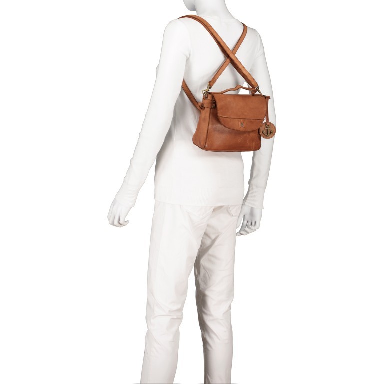 Tasche / Rucksack Anchor-Love Tatjana AL.10459 Charming Cognac, Farbe: cognac, Marke: Harbour 2nd, EAN: 4046478052147, Abmessungen in cm: 22x20x5, Bild 8 von 10