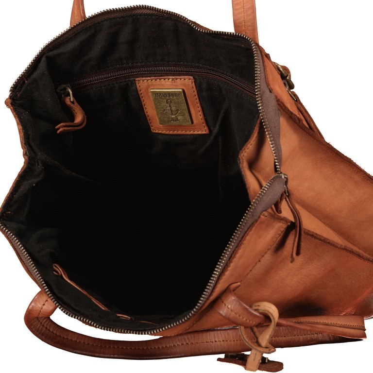 Rucksack / Shopper Anchor-Love Franka AL.10492 Chocolate Brown, Farbe: braun, Marke: Harbour 2nd, EAN: 4046478056381, Abmessungen in cm: 30x36x10, Bild 6 von 7