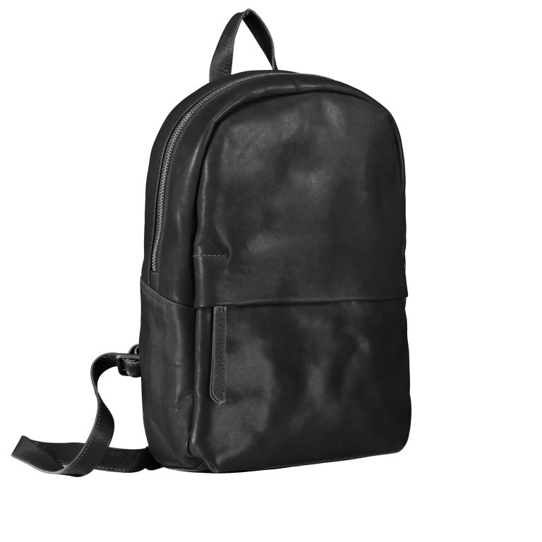 Rucksack Jamie's Orchard Babaco mit Tabletfach Jet Black, Farbe: schwarz, Marke: Aunts & Uncles, EAN: 4250394968035, Abmessungen in cm: 25x33x10, Bild 2 von 6