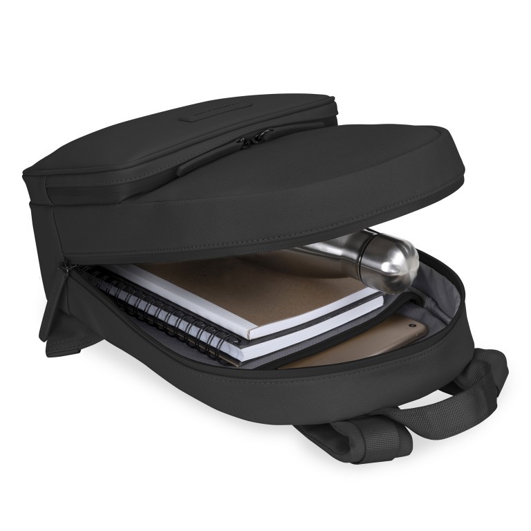 Rucksack Vardo Small mit Tabletfach 10 Zoll All Black, Farbe: schwarz, Marke: Kapten & Son, EAN: 4251145208547, Abmessungen in cm: 22x32.5x9, Bild 5 von 5