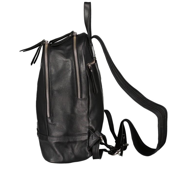 Rucksack Infinity Heidrun Dunkelblau, Farbe: blau/petrol, Marke: Hausfelder Manufaktur, EAN: 4065646005174, Abmessungen in cm: 26x31x11, Bild 3 von 9