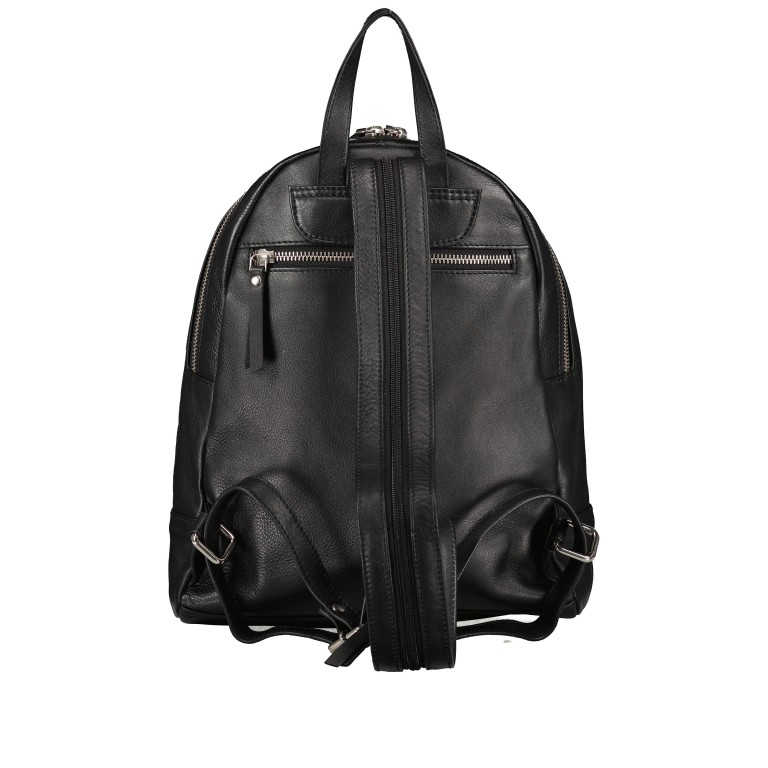 Rucksack Infinity Heidrun Dunkelblau, Farbe: blau/petrol, Marke: Hausfelder Manufaktur, EAN: 4065646005174, Abmessungen in cm: 26x31x11, Bild 4 von 9