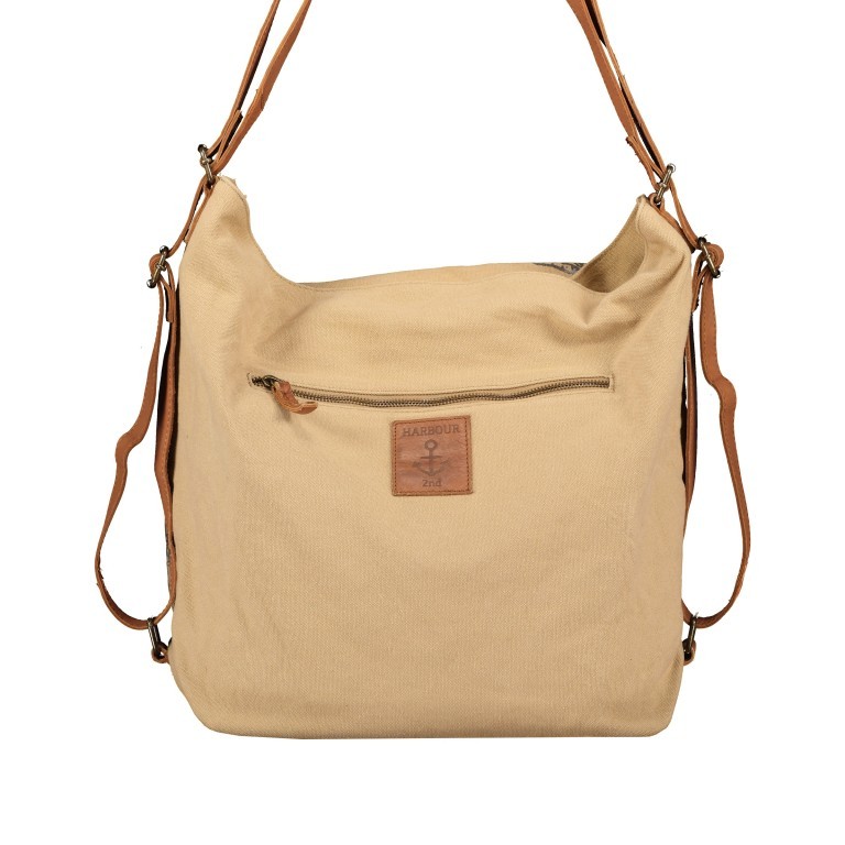Rucksack / Beuteltasche Canvas Trave B3.8316 New Denim, Farbe: blau/petrol, Marke: Harbour 2nd, EAN: 4046478056664, Bild 3 von 6