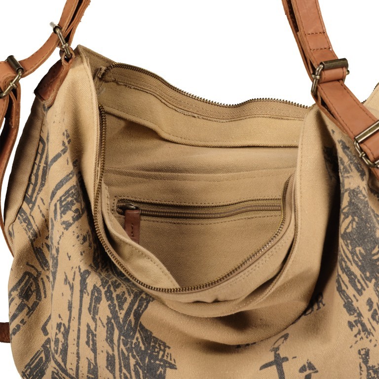 Rucksack / Beuteltasche Canvas Trave B3.8316 New Denim, Farbe: blau/petrol, Marke: Harbour 2nd, EAN: 4046478056664, Bild 6 von 6