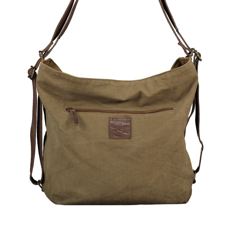 Rucksack / Beuteltasche Canvas Brook B3.8315 Dark Ash, Farbe: anthrazit, Marke: Harbour 2nd, EAN: 4046478056671, Bild 3 von 6