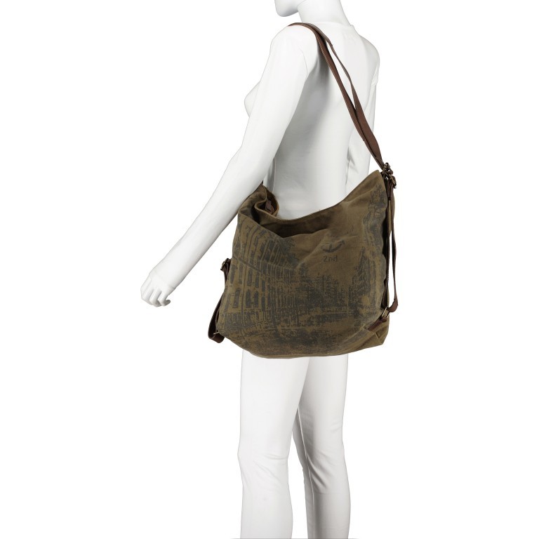 Rucksack / Beuteltasche Canvas Brook B3.8315 Oriental Mustard, Farbe: gelb, Marke: Harbour 2nd, EAN: 4046478056701, Bild 4 von 6